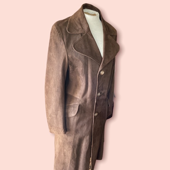 Augusto González Suede Coat - Picture 2 of 15